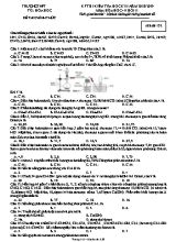Đề thi kiểm tra học kỳ II môn Hóa học Lớp 11 - Mã đề 132 - Năm học 2018-2019